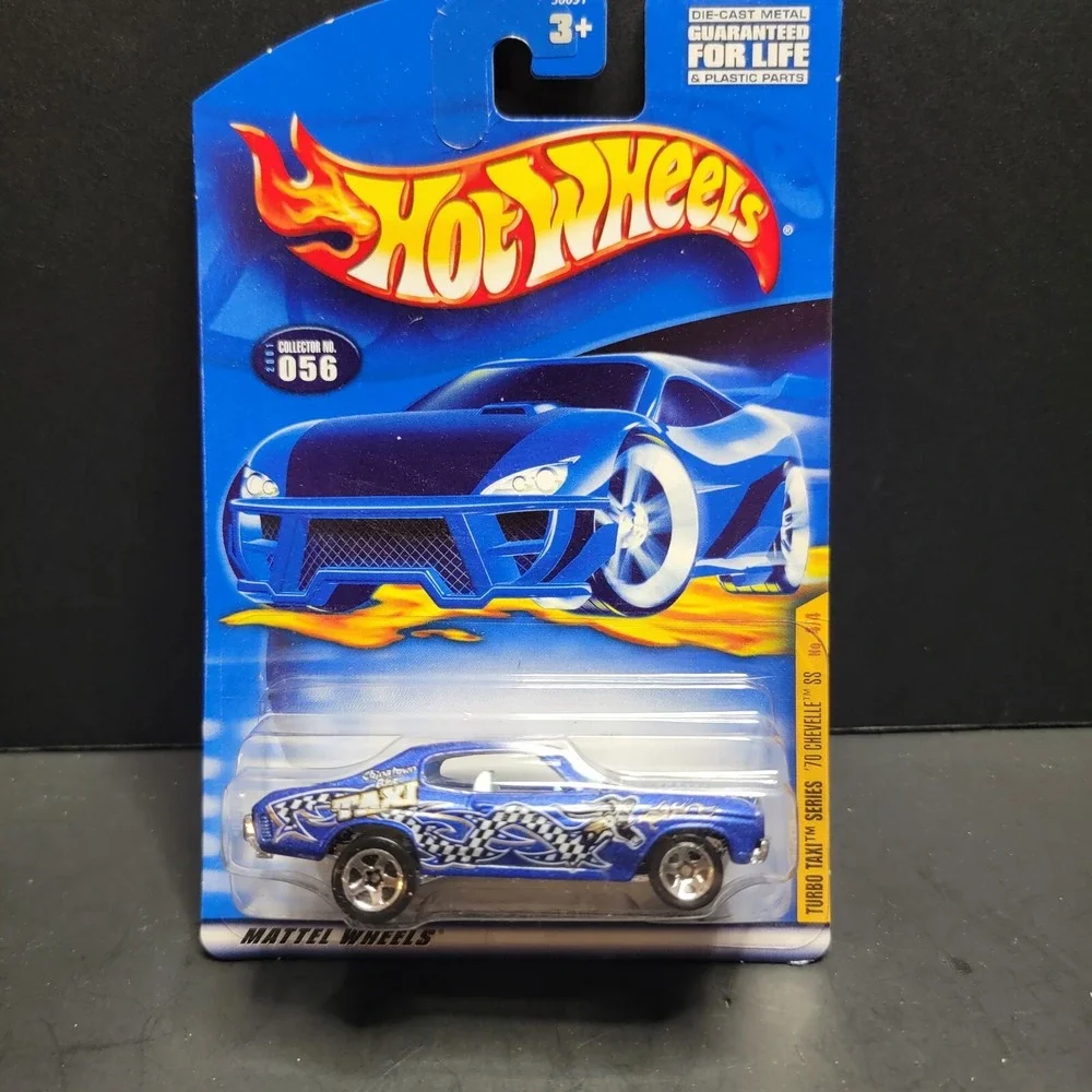 Hot Wheels Turbo Taxi Series '70 Chevelle SS No.4/4 Collector No.056 2001 Blue